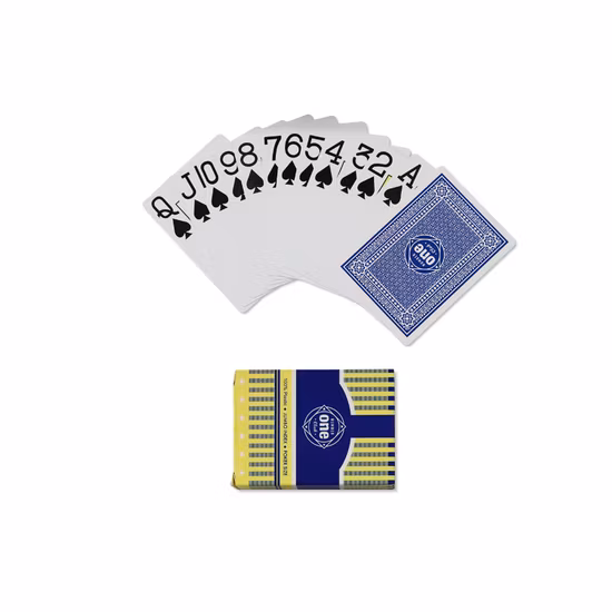 Poker Printing Customized High Quality Black Plastic PVC Playing Cards Pokers