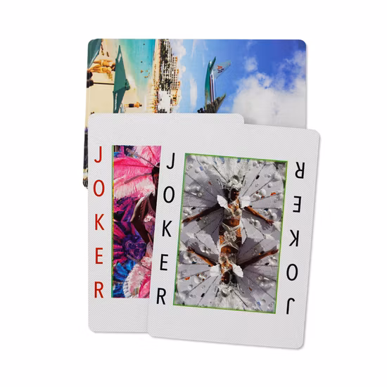 Poker Printing Customized High Quality Black Plastic PVC Playing Cards Pokers