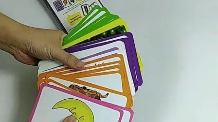 Carte da studio di grandi dimensioni personalizzate per carte da gioco con stampa OEM educativa per bambini