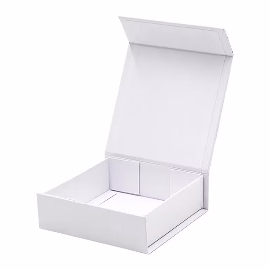 Cartone pieghevole cosmetici trucco gioielli vestiti scatola di imballaggio regalo di carta magnetica per orologio confezione regalo festival festa di nozze con nastro